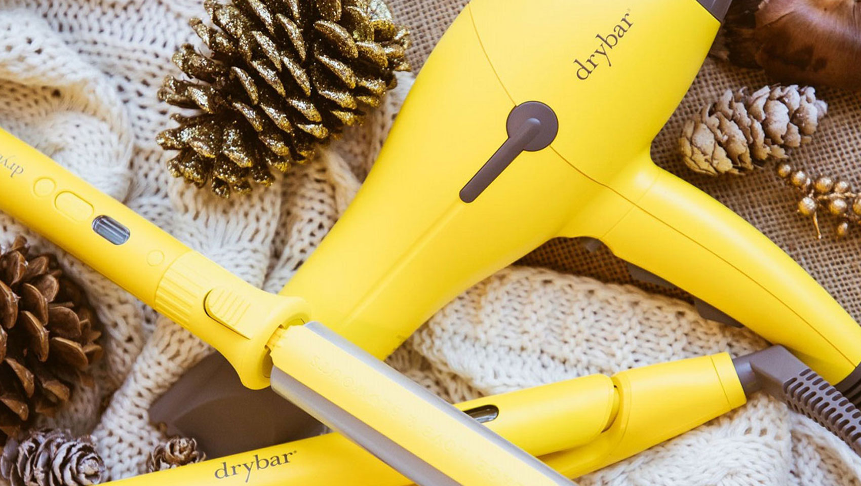 Drybar iron and blowdryer