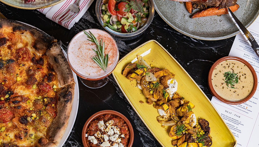 Tre Rivali selection of dishes