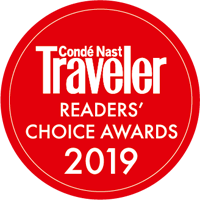 Condé Nast Traveler's Readers' Choice Awards Seal 2019