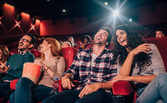 People at the movies