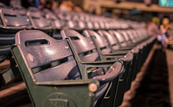 green stadium seating