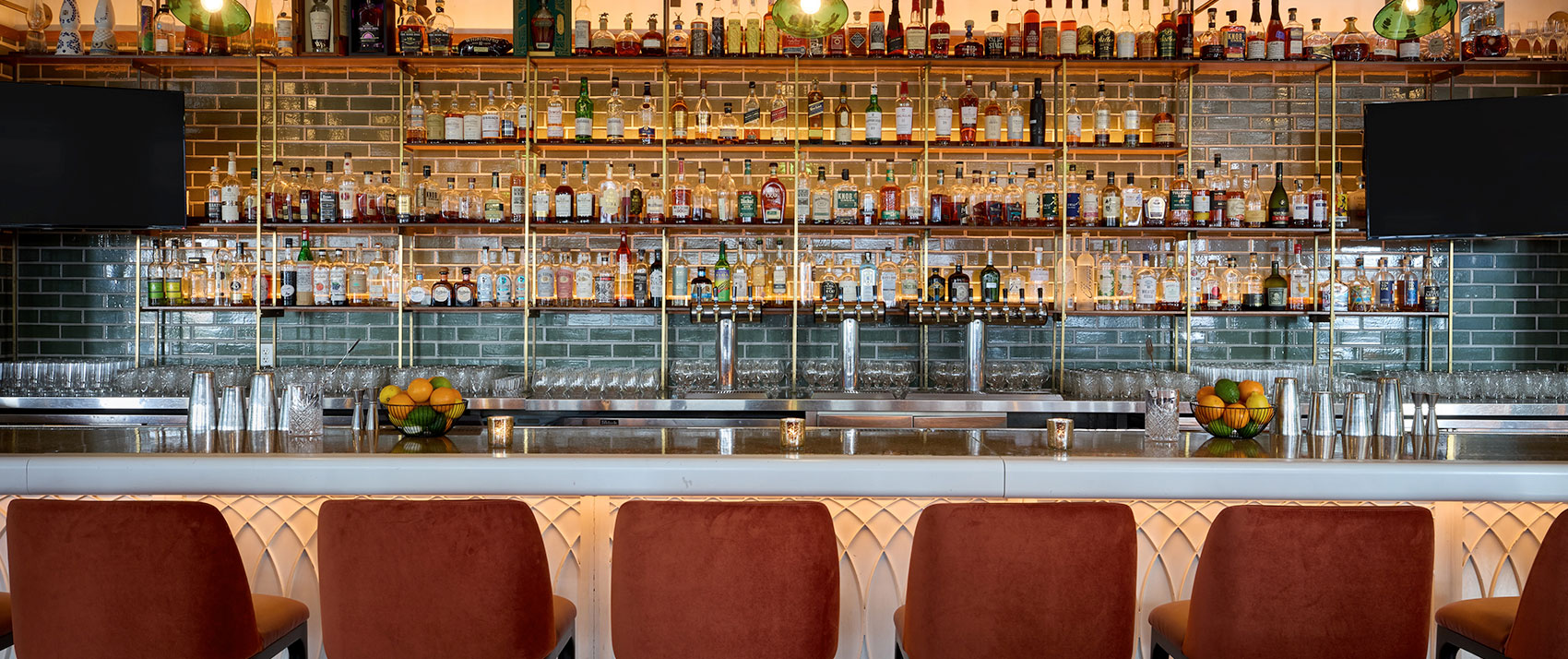 The bar at The Outsider