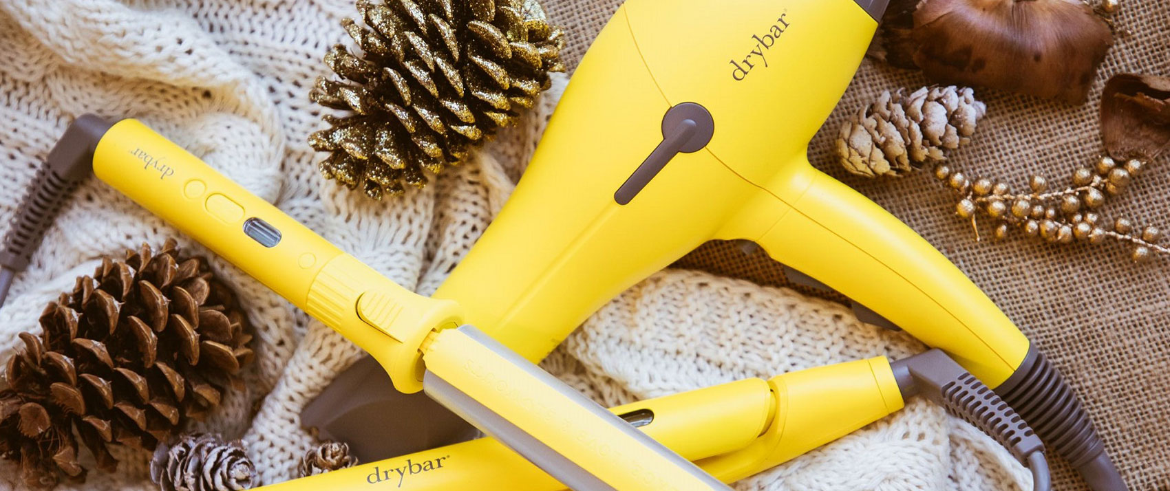 Drybar iron and blowdryer